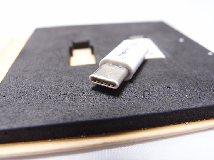 Coolreall Micro USB からType-Cへ 変換コネクタ 充電 データ通信　変換アダプタ